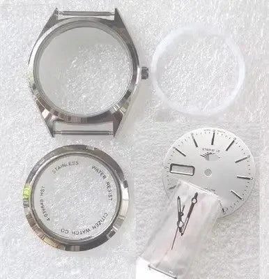 8200/8215 case Mirror stainless steel case Full set of 8205 movement watch accessories Men's old model