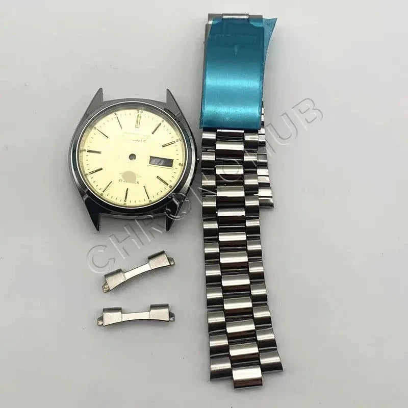 8200/8215 case Mirror stainless steel case Full set of 8205 movement watch accessories Men's old model