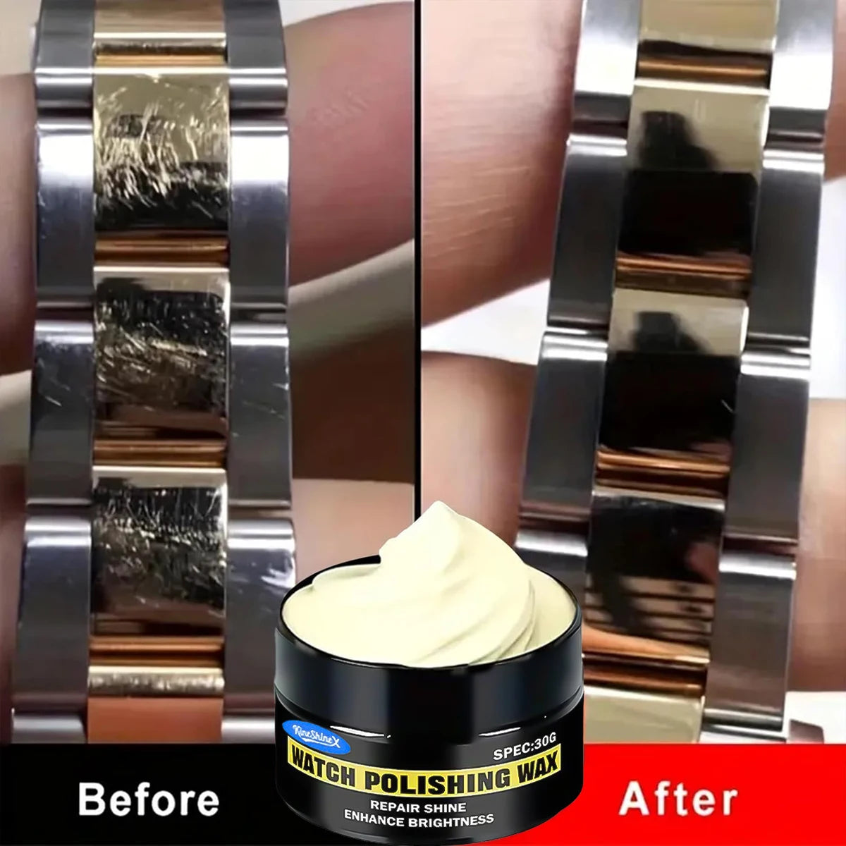 Quick Scratch Repair & Polish Cream - Multi-Surface Restorer for Watches Jewelry - Stainless Steel & Metal Oxidation Remover