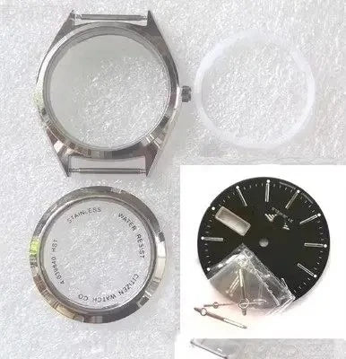 8200/8215 case Mirror stainless steel case Full set of 8205 movement watch accessories Men's old model